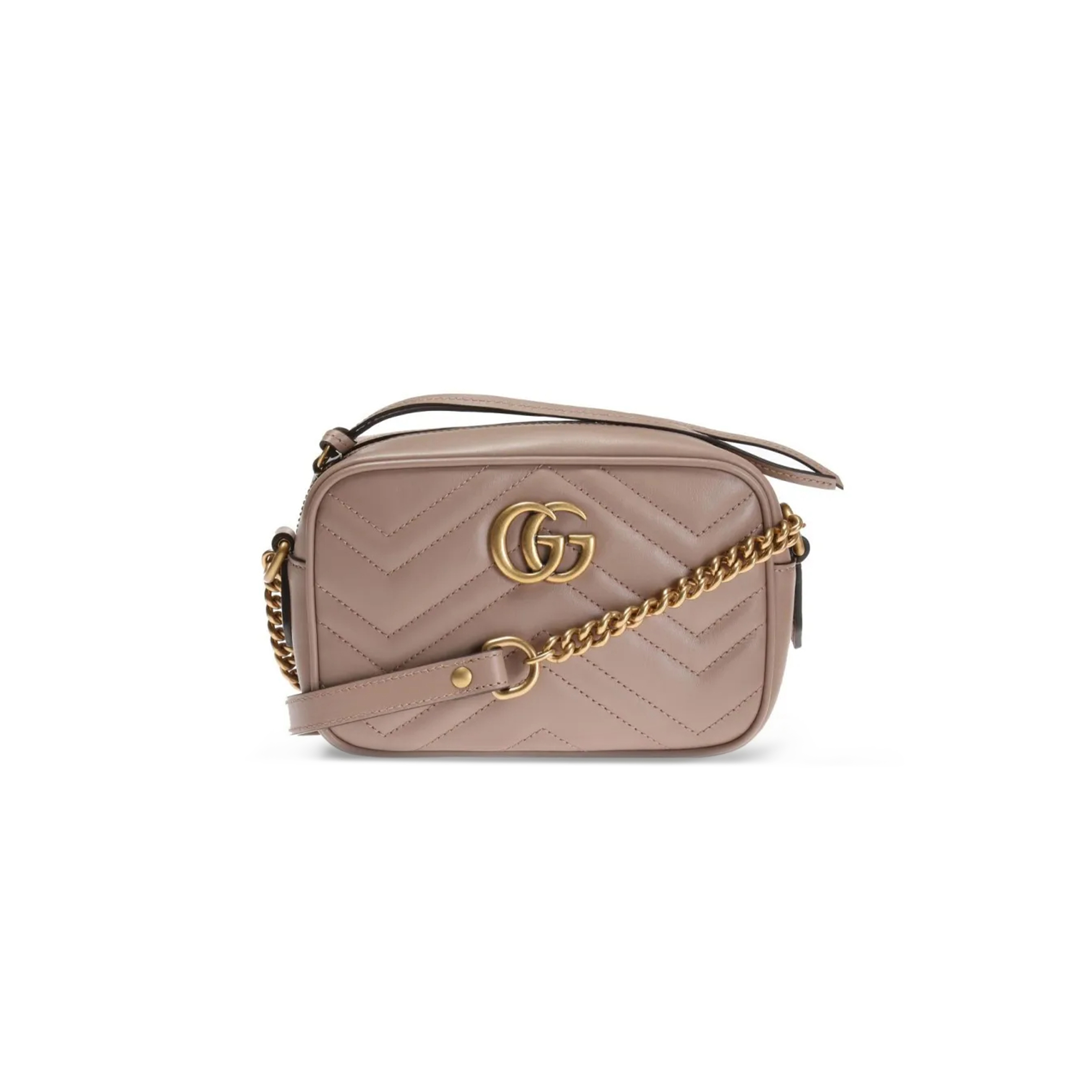 GUCCI GG MARMONT MATELASSÉ MINI BAG ‎448065 (18*12*6cm)